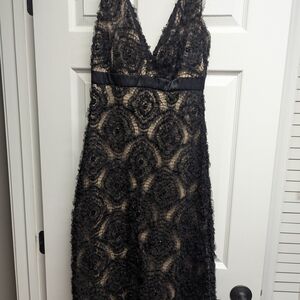 Elegant Black Lace Dress